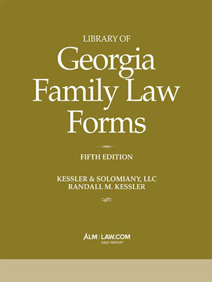cover image of Library of Georgia Family Law Forms